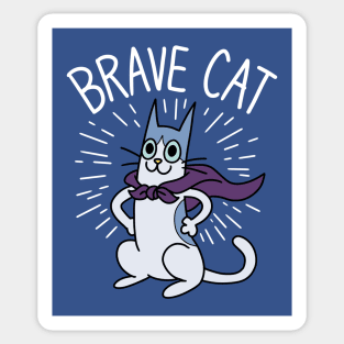 Brave Cat Sticker